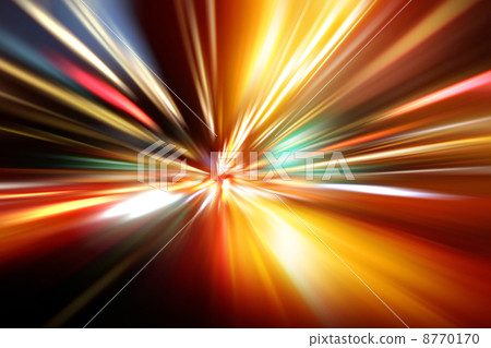 speed motion on night road speed motion on night road 8770170