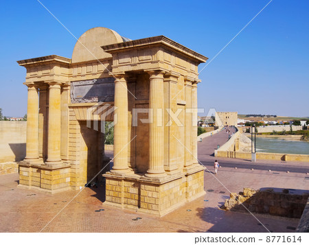 Bridge Gate in Cordoba, Spain 8771614