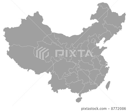 Map of China 8772086