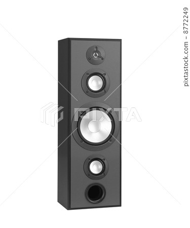 Great loud speaker isolated on white. 8772249