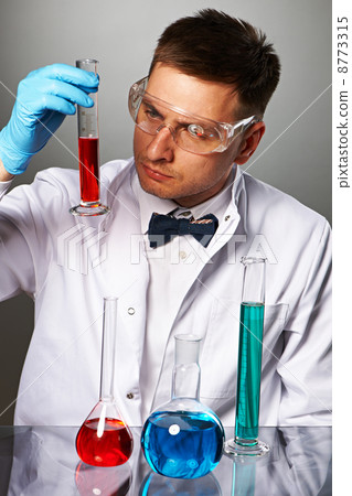 Scientist at laboratory Scientist at laboratory 8773315