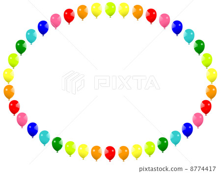 氣球橢圓形框架 氣球橢圓形框架 8774417