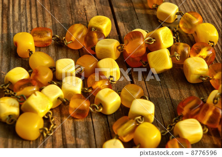 Necklace from amber Necklace from amber 8776596