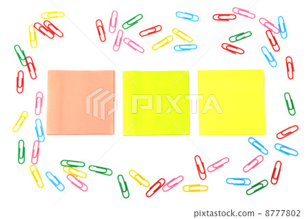 stickers and a set of paper clips stickers and a set of paper clips 8777802