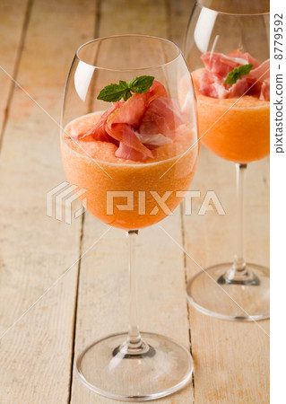 Ham and Melon Cocktail Ham and Melon Cocktail 8779592