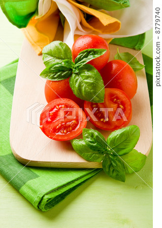 Tomatoes and Basil 8779740