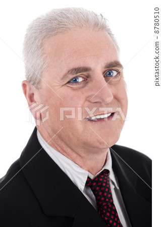 Close up portrait of senior business man 8780510