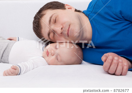 Portrait of father with his baby boy 10 Portrait of father with his baby boy 10 8782677