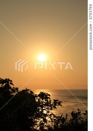 Ikata Town, Ehime Prefecture Sunset on Sadamisaki Peninsula 8783769