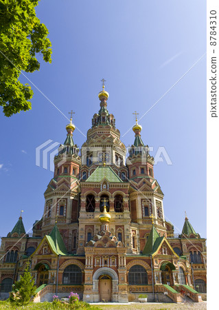 Russia, Peterhof and the Church of St. Peter and Paul Church Russia, Peterhof and the Church of St. Peter and Paul Church 8784310