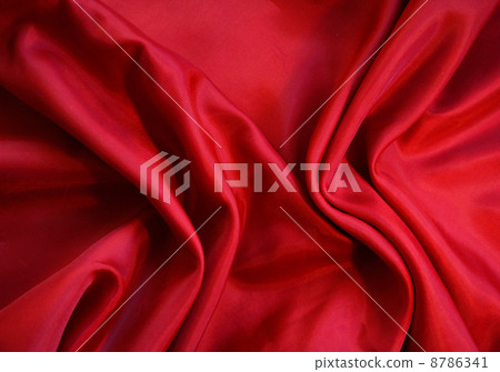 Smooth Red Silk as background 8786341