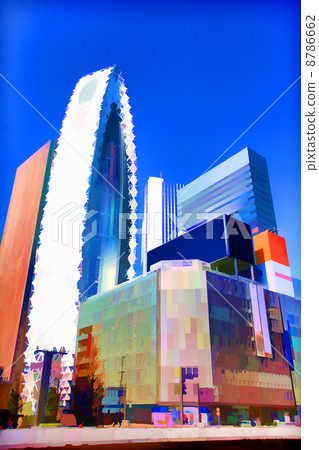 西新宿的建築物 西新宿的建築物 8786662