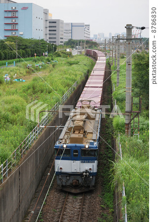 Tokaido cargo line near Oi well south bridge 8786830