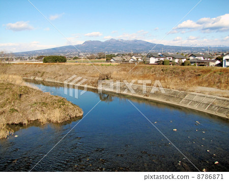 赤城山和Momonogi河（前橋市） 8786871