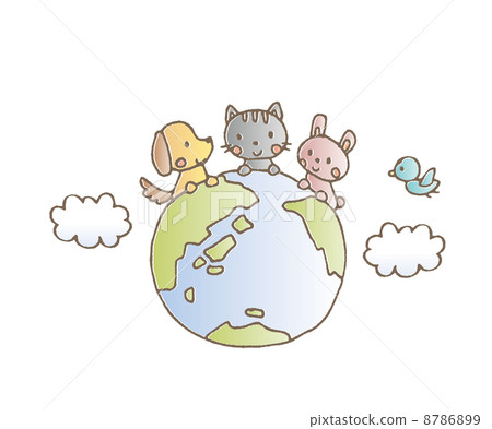 動物和地球 8786899