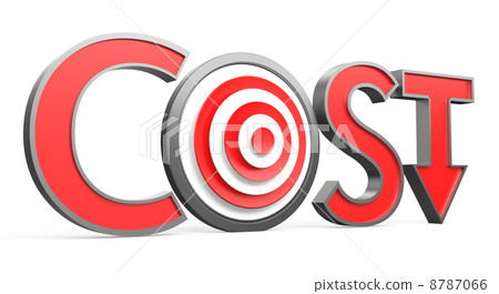 Cost reduction concept 8787066