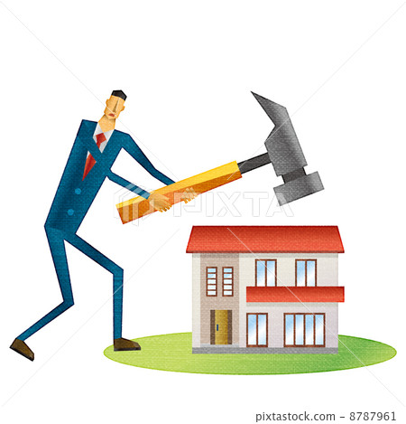 A businessman who breaks the house A businessman who breaks the house 8787961