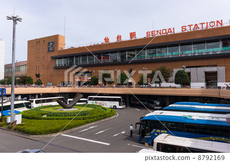 仙台站和手錶和公共汽車 仙台站和手錶和公共汽車 8792169