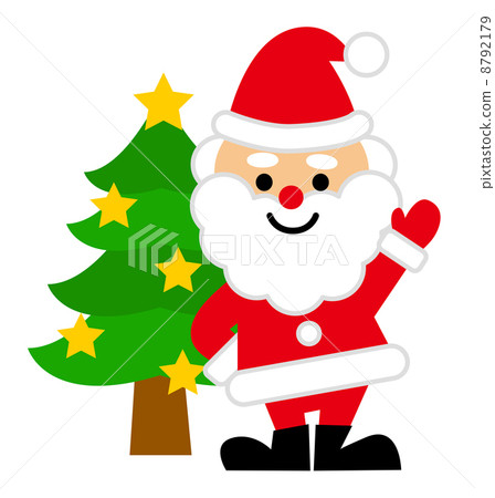 Small Santa Claus and Mino tree 8792179