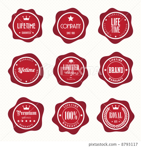 Set of retro vintage badges and labels 8793117