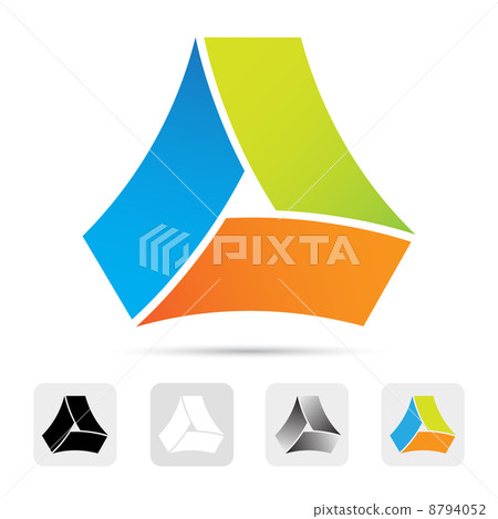 Abstract colorful logo,design element. 8794052