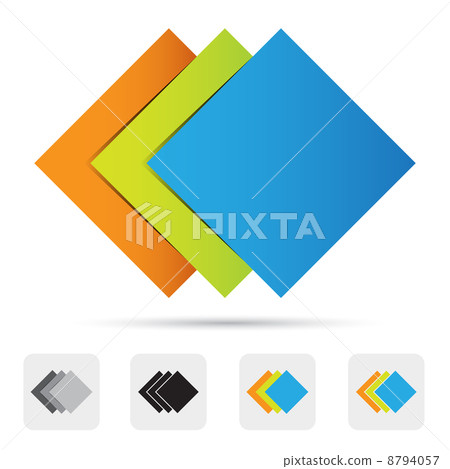 Abstract colorful logo,design element. 8794057