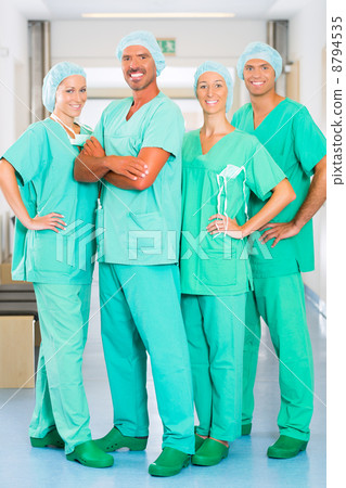 Surgeons in Hospital or clinic as team 8794535