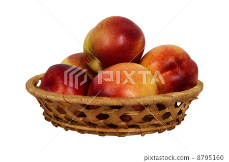 nectarine in basket nectarine in basket 8795160