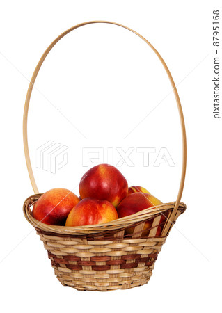 nectarines in basket nectarines in basket 8795168
