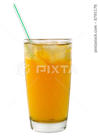 glass juice with ice glass juice with ice 8795176