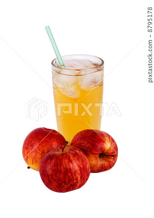 juice and an apple juice and an apple 8795178