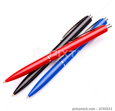 Ballpoint pen isolated on white background cutout Ballpoint pen isolated on white background cutout 8795631