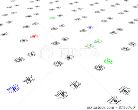 abstract eyes abstract eyes 8795760