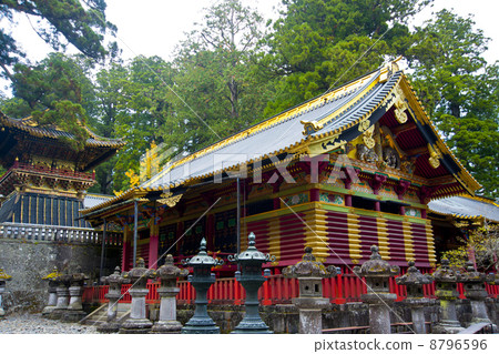 日光東照宮 神樂堂(晉國神社) 金葉