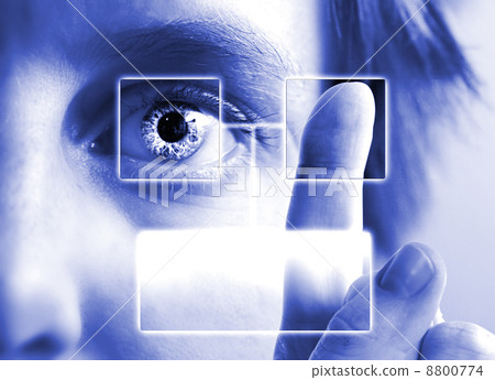 Finger Print Iris Scan 8800774