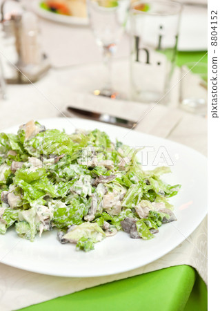 salad with meat 8804152