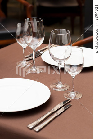 Tables set for meal Tables set for meal 8804621