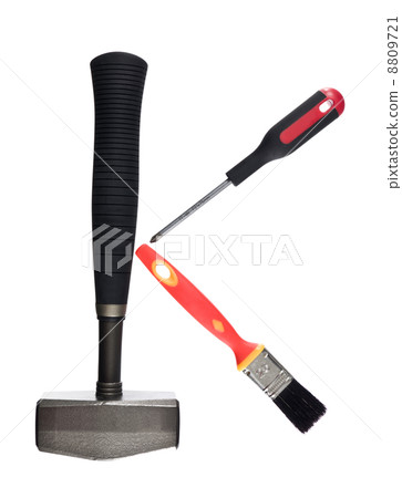 Letter K made of tools 8809721