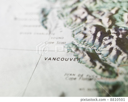 Map of Vancouver 8810501