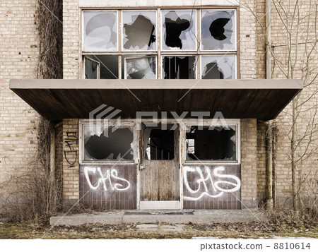 Broken building Broken building 8810614