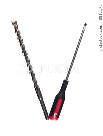 Letter V made of tools 8811173