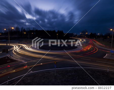 Traffic roundabout Traffic roundabout 8812227