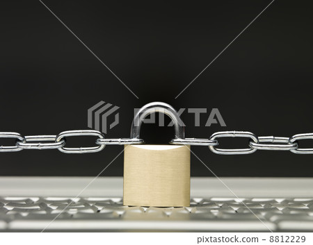 Locked computer Locked computer 8812229