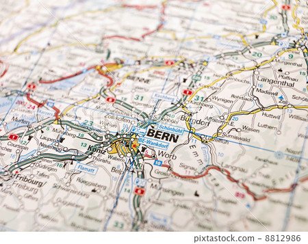 Map of Bern Map of Bern 8812986