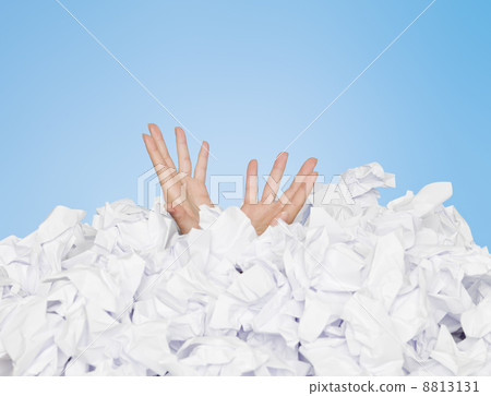 Human Buried in papers Human Buried in papers 8813131
