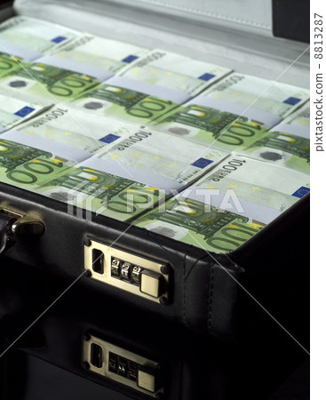 Briefcase with money Briefcase with money 8813287