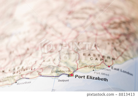 Map of Port Elizabeth 8813413