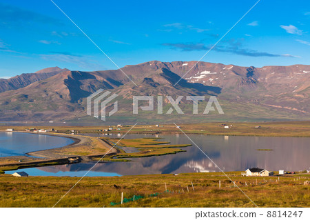 North Iceland Sea Lagoon Landscape 8814247