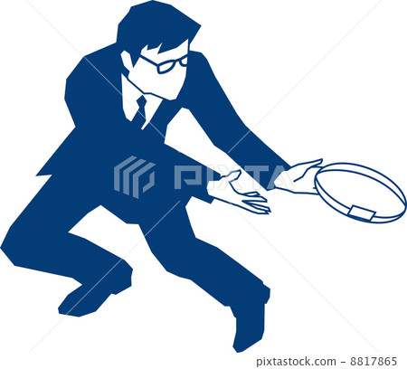 A businessman who receives a rugby ball pass 8817865