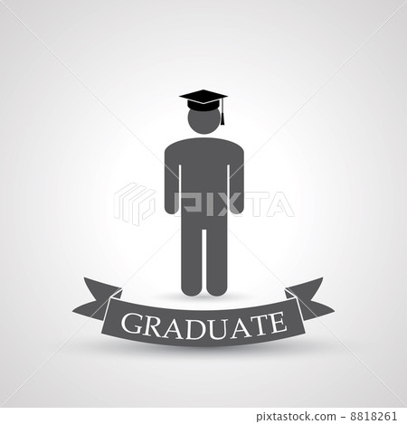 graduate symbol graduate symbol 8818261